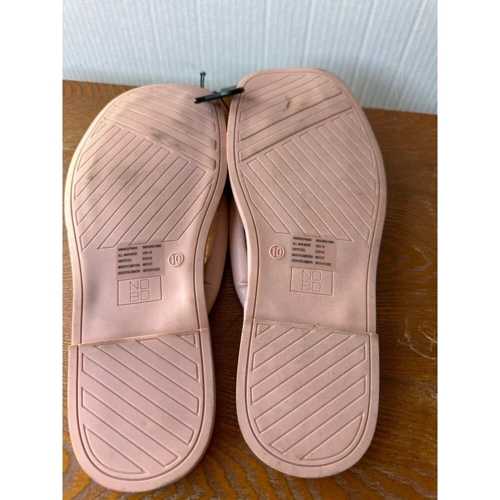 No Boundaries Women's Fluffy Flip Flops Flat Sandals Size 10 Sku 2938 - Picture 6 of 6